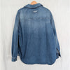 Axel Arigato Sasha Oversized Shirt Jacket Womens S Blue Denim Button Front