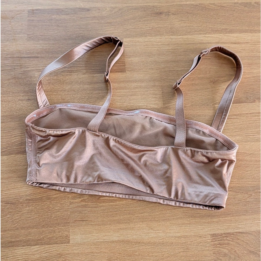 SKIMS Bandeau Bra Bralette with Adjustable Straps Womens XS