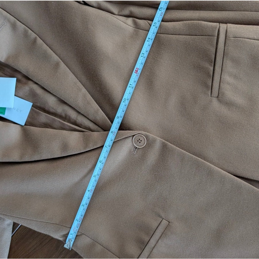 NWT Stella McCartney Slim Jacket Cinnamon Single-breasted Blazer , size IT38/XS