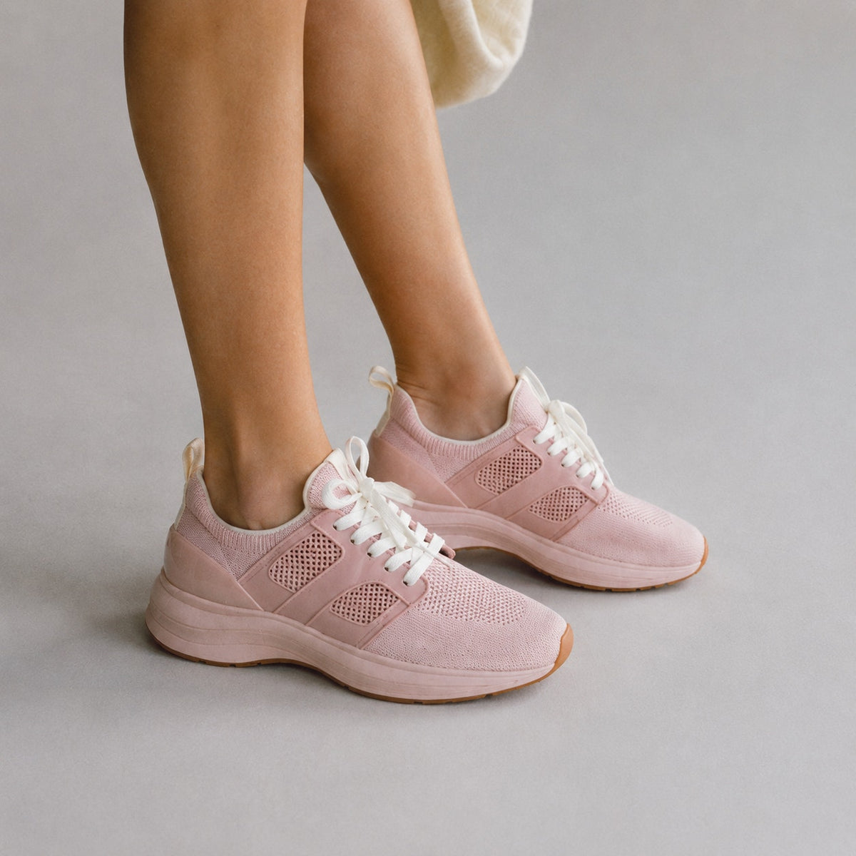 Tory Burch T Sock Runner Sneaker Womens 9.5M Pink Lace-up Low Top Trainers