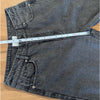 Big H Jeans Womens L Black/Gray Denim High-rise Tapered Leg Ankle
