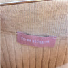 To Be Blossom Pleated Mini Skirt Womens M Beige Knitwear Wool/Cashmere Blend
