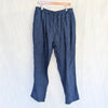 NWT Octobre Agnel Mottled Blue Chino Linen High Rise Trouser Pants, Size XL
