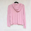 Faherty Sunwashed Slub Hoodie Womens XS Pink Relaxed Cotton Sweatshirt