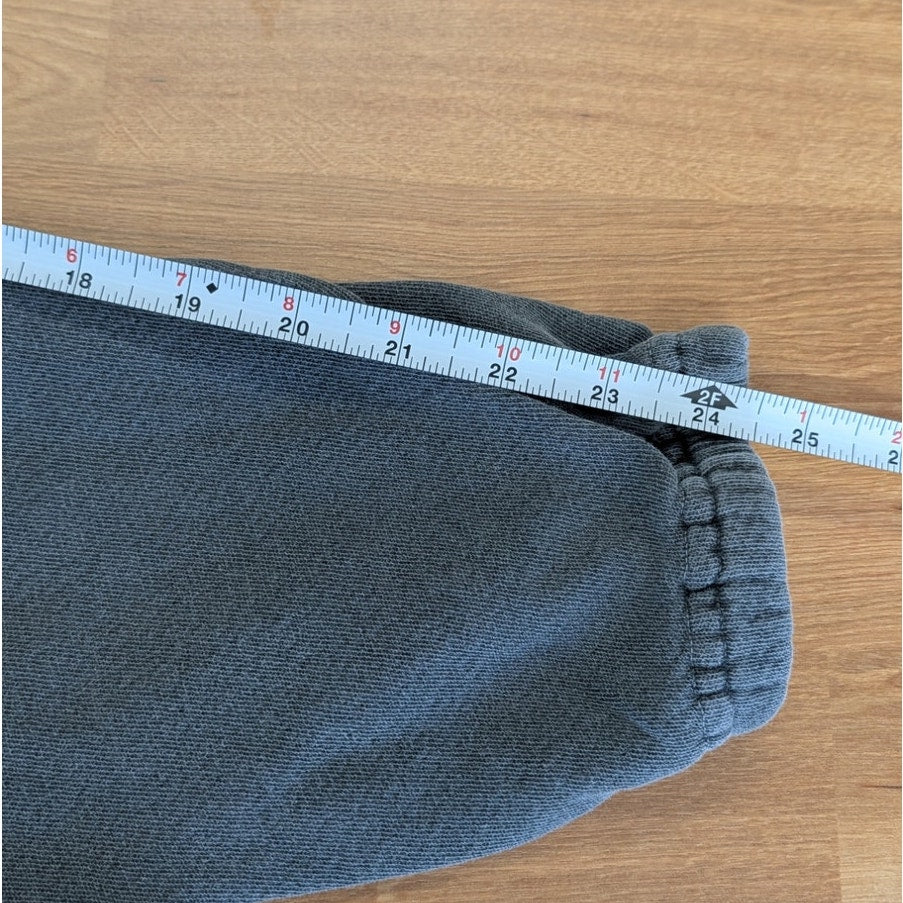 The Great Staduim Sweatpants Womens 0 Gray Cotton Relaxed Cropped