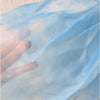 Selkie Blue Organza Head in the Clouds French Puff Short Dress, size L