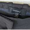 Theory Demitria 2 Flare Pants Black Stretch Wool Size 12