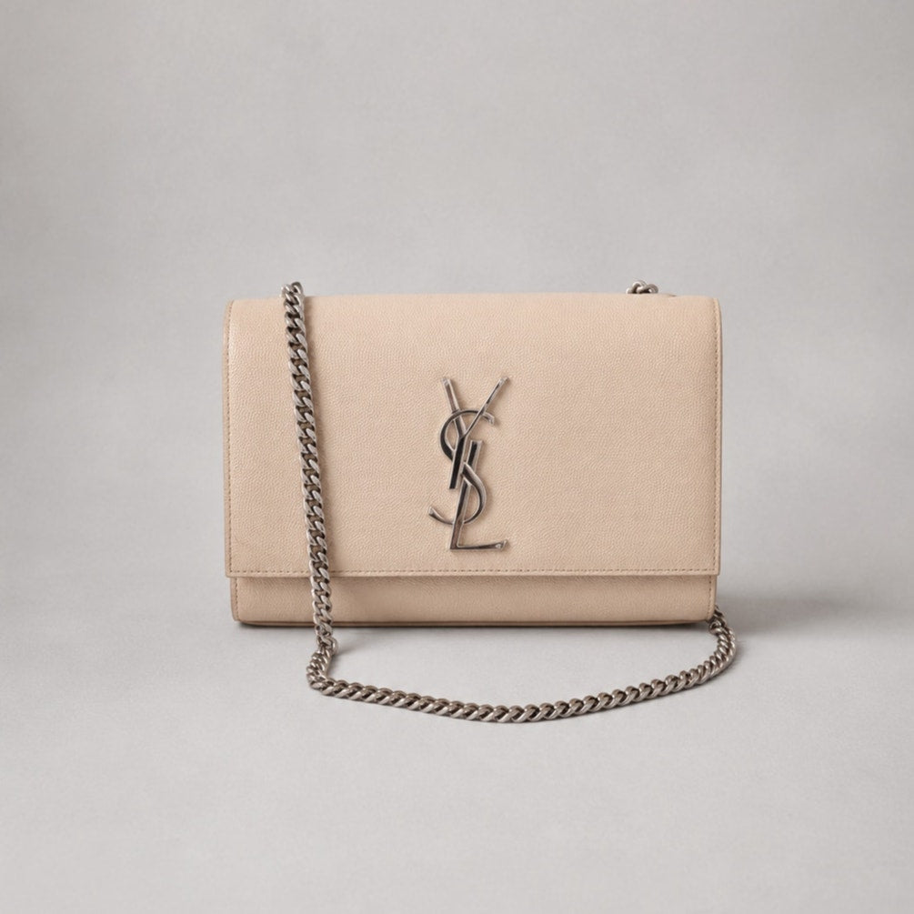 Yves Saint Laurent 'Kate' Classic Monogram Grainy Leather Crossbody Bag Womens