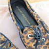 Stuart Weitzman Tinsley Loafers Womens EU 39/US 8.5 Animal Print Leather Flat