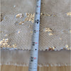 Alena Goretskaya Cream Sequin Short Sleeve Mini Dress, size 44/M
