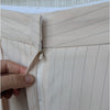 The Frankie Shop Tansy Pants Womens M Pleated Pinstriped Crepe Straight Wide Leg