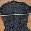 Yanina Prêt-à-porter Lace Dress Womens EU 40/US 8 Black Lace 3/4 Sleeve Midi