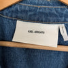 Axel Arigato Sasha Oversized Shirt Jacket Womens S Blue Denim Button Front