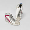 Golden Goose Slide Sneakers Womens EU 38/US 7.5 Multicolour Leather High Top