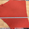 Ulla Johnson Baby Alpaca Silk Ribbed Sweater Poncho M Rust Orange/Brown