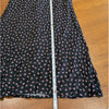 AFRM Black Floral Print Trixie Long Ballon Sleeve Midi Maxi Dress, size M