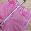 Gap High-rise Stride Ankle Jeans Womens 29/8T Sugar Pink Denim Wide Leg