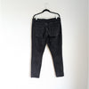 Agolde Nico Black High Rise Slim Fit Cotton Blend Button Skinny Jeans, size 32