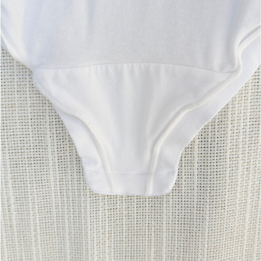 United Colors of Benetton Super Stretch Cotton Bodysuit Womens XS/S White NWOT