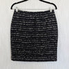 The Kooples Mini Skirt Womens EU38/M Black/Gray/Blue Wool Blend Pencil