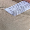 Zara Beige Cashmere/Wool Crewneck Long Sleeve Sweater, size S