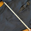 AYR The Coup Linen Blazer Womens 4 Navy No Closure Open Placket Long Sleeve