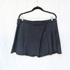 Reformation Liene Black High-rise A-line Mini Skort Skirt, size XL