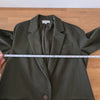 Vince Blazer Womens 8 Green Textured Relaxed Single-breasted Long Sleeve