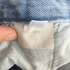 The Frankie Shop Kai Cargo Denim Pants Womens M Worn Wash High-rise Wide Leg NWT