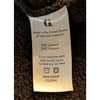 G. Label by Goop Torre Ruffle Puff Sleeve Hoodie Black M