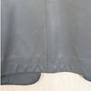 Common Leisure Power Blazer Suit Jacket Womens S Gray Blue Leather Oversized