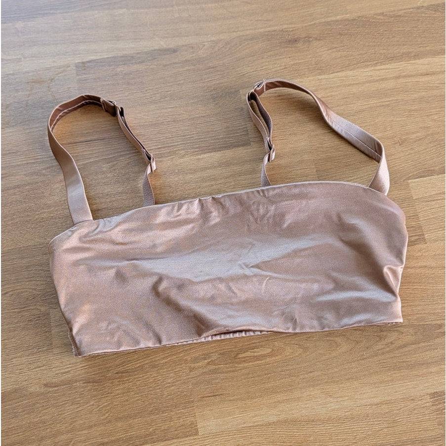 SKIMS Bandeau Bra Bralette with Adjustable Straps Womens XS