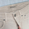 Siviglia Pantalone 5 Tasche Pants Mens 30 Tan Cotton Linen Mid-rise Slim Fit NWT