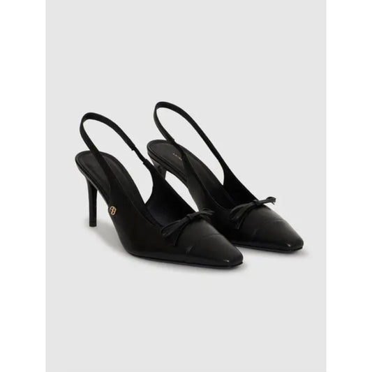 Anine Bing Leather Heels Freya Slingbacks Womens EU 39/US 9 Black Slip-On NWOT