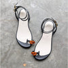 Lanvin Swing Melodie Leather Crystal-Embellished Flat Sandals Womens EU 38/US 7