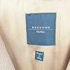 Weekend Max Mara Camel Tan Double-Breasted Wool Coat Womens 8 Belted Italy