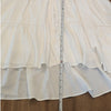 Kobi Halperin Anna Dress Womens M White Ruffle Sleeveless Belted High/low Midi