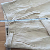 Loro Piana Linen Bermuda Shorts Womens 40/US4 Beige High Waist Wide Leg