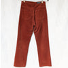 Ag Adriano Goldschmied Rhett Corduroy High Waist Straight Cropped Jeans, size 25