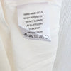 LPA Janelle Mini Dress Womens XS White Poplin Eyelet Ruffle Sleeveless