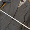 Massimo Dutti Blazer 6017/517/800 Womens Dark Gray Single-breasted Long Sleeve