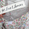 For Love & Lemons Lucca Mini Dress Womens XS Multi Floral Long Sleeve Ruffle NWT