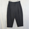 Comptoir des Cotonniers Wool Blend Tapered Cropped Pleated Banana Trousers L
