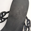 Hermes Island Sandal Womens EU 39/US 8.5 Black TPU Iconic Chain Made in Italy