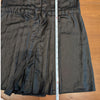 BCBGMAXAZRIA Alyn Black Long Sleeve Pleated Drawstring Mini Dress, size XS