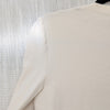 ALYSI Ivory Long Open Front Straight Hem Cardigan, size XS-L