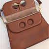 JW Anderson Pierce Brown Leather Medium Handbag Shoulder Bag