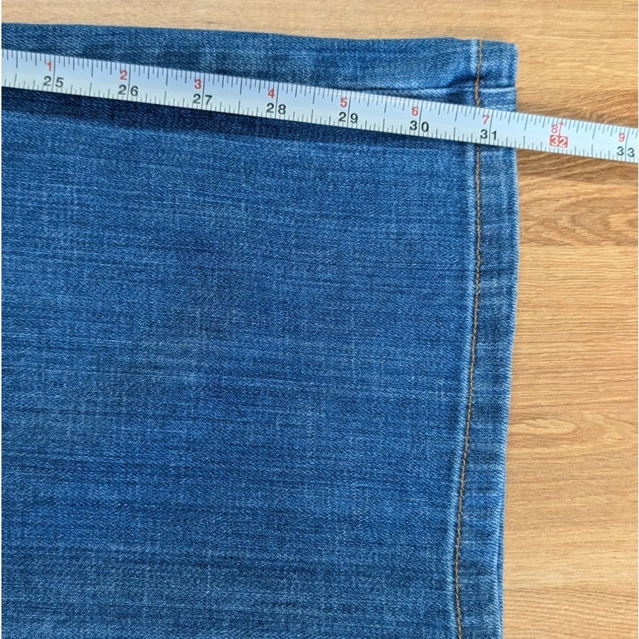 See by Chloé Rainbow-Pocket Mid Rise Flared Jeans Blue Size 26
