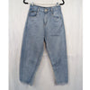 Frank And Oak Linda Balloon Fit High Rise Jeans in Light Wash Size 26