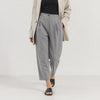 Zara Trousers Womens S Gray High-rise Cropped Dress Chino Pants